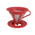 Hario 2-Cup Red Cafeor Dripper: CFOD-02-R