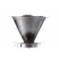 Hario 1-Cup V60 Double Mesh Metal Coffee Dripper: DMD-01HSV