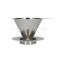 Hario 1-Cup V60 Double Mesh Metal Coffee Dripper: DMD-01HSV