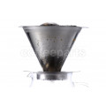 Hario 2-Cup V60 Double Mesh Metal Coffee Dripper: DMD-02HSV
