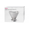 Hario 2-Cup V60 Double Mesh Metal Coffee Dripper: DMD-02HSV