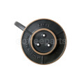 Kalita MI 185 Pottery Wave Coffee Dripper: Sand Black