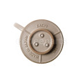 Kalita MI 185 Pottery Wave Coffee Dripper: Sand Brown