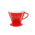 Melitta 1x4 Pour Over Dripper: Red