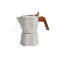Elegant Muvna Moka Pot in white.