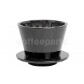 Timemore Crystal Eye B75 Coffee Dripper: Amber Black