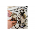 Bellman CX25S stove top coffee pot with steam wand.