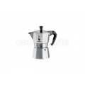 Bialetti Moka Express Stove Top Coffee Maker with a classic aluminum design