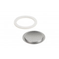 Bialetti 1 Cup Moka Express Replacement Seal Kit and Filter Plate