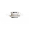 Rocket 180ml Cappuccino Cofee Cups (6 Cups/Saucers)