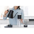 Fellow Stagg EKG Electric Gooseneck Kettle used for pour-over coffee.