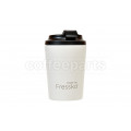 Fressko Bino Reusable Coffee Cup 230ml : Snow (White)
