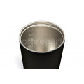 ﻿Fressko Camino Reusable Coffee Cup 340ml : Coal (Black)