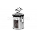 Friis Silver Coffee Storage Vault with One-Way Valve