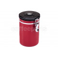 Friis Coffee Storage Vault with One-Way Valve: Red