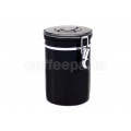 Friis Coffee Storage Vault with One-Way Valve: Black