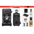 Gaggia Classic E24 / Ceado Espresso Machine Package: Black/Black
