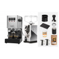 Gaggia Classic / Specialità Espresso Machine Package: Silver