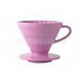 Hario 2-Cup V60 Ceramic Coffee Dripper: Pink