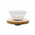 Hario 1-Cup V60 Wood/Glass Coffee Dripper