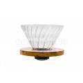 Hario 2-Cup V60 Wood/Glass Coffee Dripper