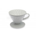 Hario 2-Cup V60 White Ceramic Coffee Dripper