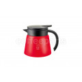 Hario V60 Insulated Stainless 600ml Server - Red