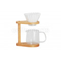 Kalita WDG-185 Neo Woods Coffee Dripper Stand Set (uses Wave Filters)