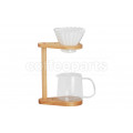 Kalita WDG-185 Neo Woods Coffee Dripper Stand Set (uses Wave Filters)