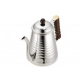 Kalita 1lt Stainless Steel Wave Pourover Kettle - gooseneck kettle. Precision spout design for controlled pouring and brewing.