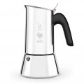 Bialetti 2 Cup Venus stove top coffee maker with a sleek finish.
