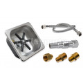 Tiamo Small In-Bench Milk Jug Rinser : Complete Kit
