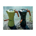 Muvna Temperature Controlled Double Valve Moka Pot 2-Cups Serving: Black