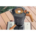 Muvna Temperature Controlled Double Valve Moka Pot 2-Cups Serving: Black