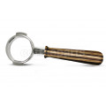 Pesado Stainless Bottomless Portafilter with Raya Handle - to fit 54mm Breville