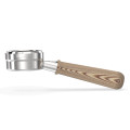 Pesado Bottomless Portafilter: Oak - to fit LM 6mm