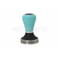 Pullman Barista 58.55mm BigStep Tamper Stainless Flat: Tiffany Blue