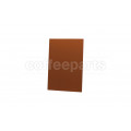 Side pabel with copper finishing