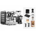 Rocket Appartamento Nero Espresso Machine Package: Black/White