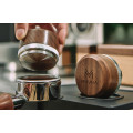 Muvna Solid Wood Tamper: 53mm Walnut Threaded Bottom