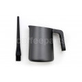 Subminimal FlowTip 450ml Stove Top Milk Jug: Black