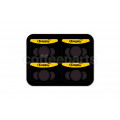 TempTag Stickon Milk Jug Thermometer TRI Yellow x 4 Pack