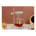 Timemore MUSE Pour Over Stand: Glass & Brass