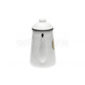 Kalita 1lt White Pelican Pour Over Coffee Pot - Durable stainless steel kettle for coffee enthusiasts.  