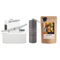 Nomad Camping kit inc Nomad, Timemore C2 Grinder and 250g Coffee: White