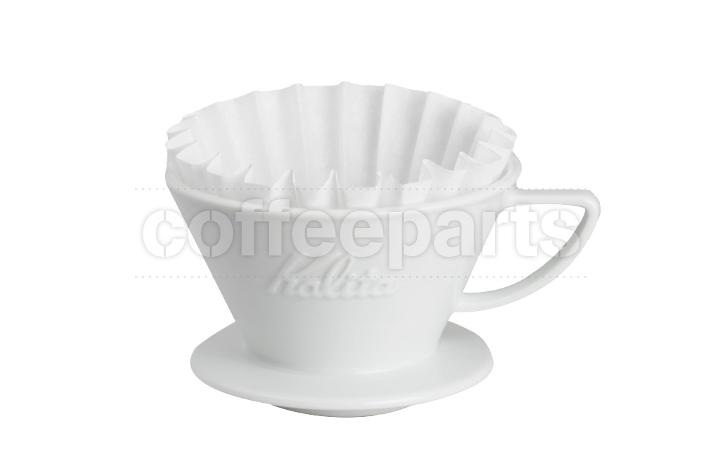 Carita Kalita coffee dripper Wave series porcelain Hasami grilled for 1 to 2 per 