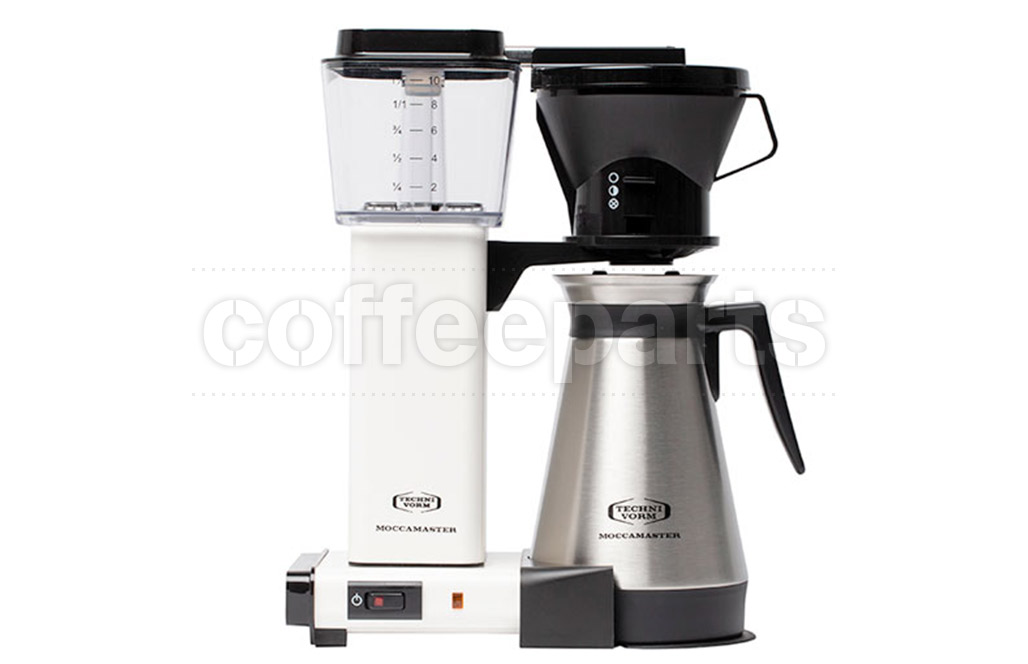 technivorm moccamaster 1 25lt thermal kbt741 white coffee brewer 1 25 litre thermal carafe item number bb m thermal white